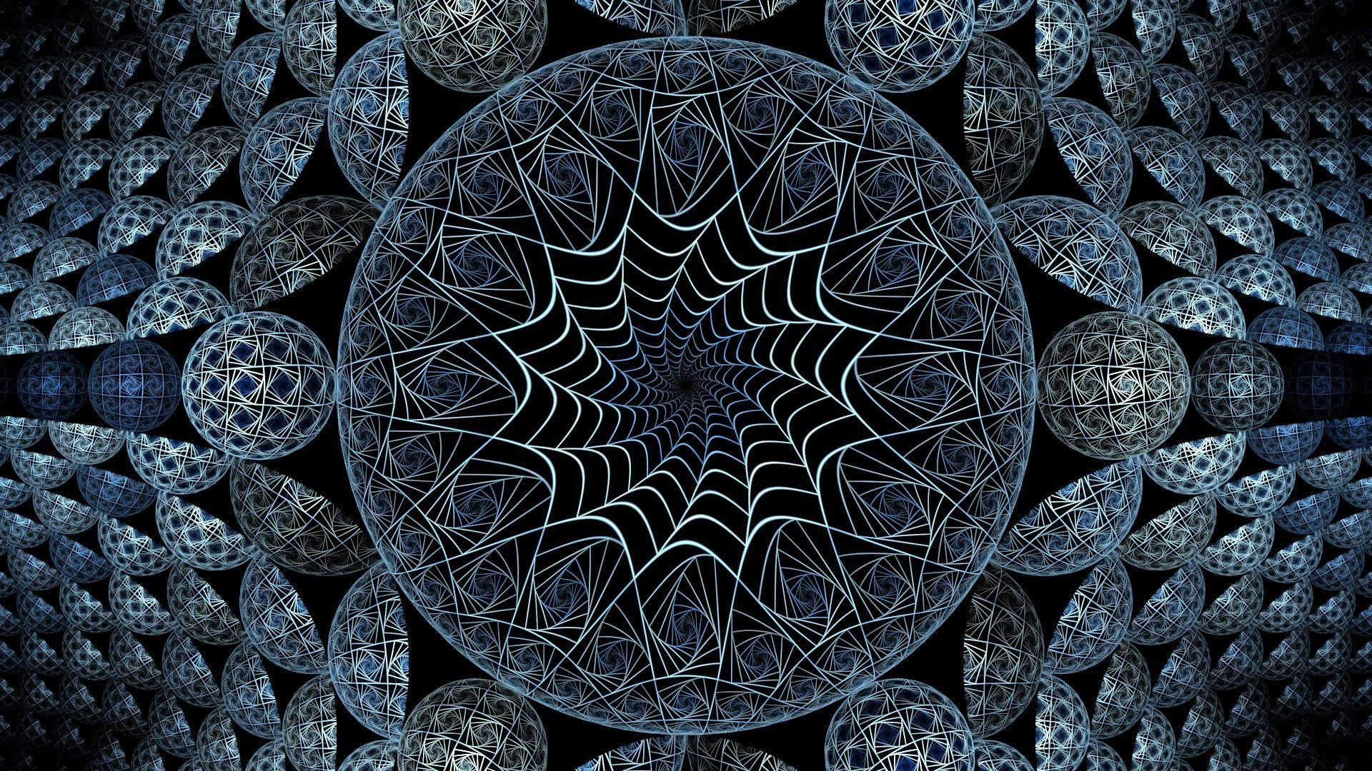Abstract Web Fractal Graphic