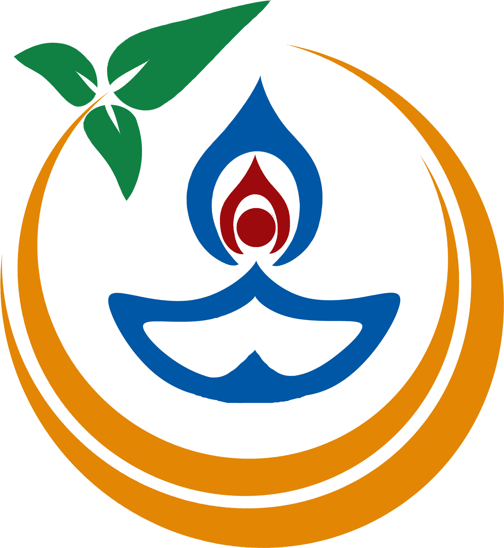 Abstract Wellness Logo Design PNG