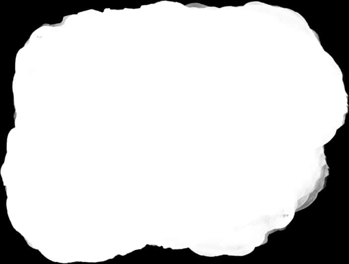 Abstract White Borderon Black Background PNG