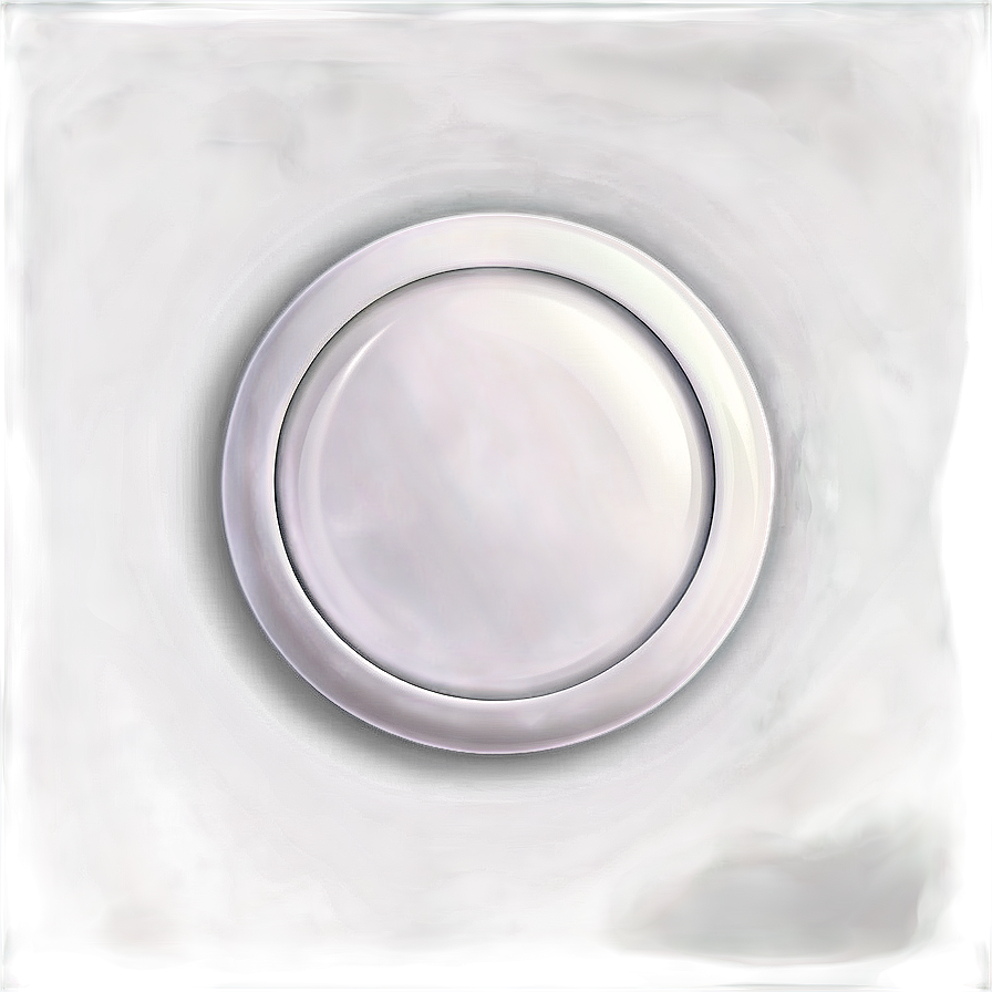 Abstract White Button Png Ode23 PNG