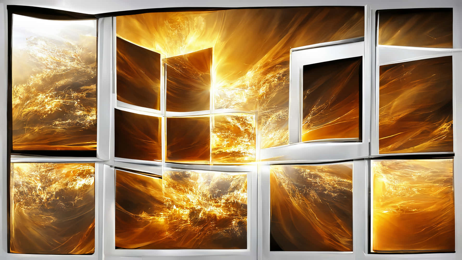 Abstract Windows12 Energy Explosion Wallpaper