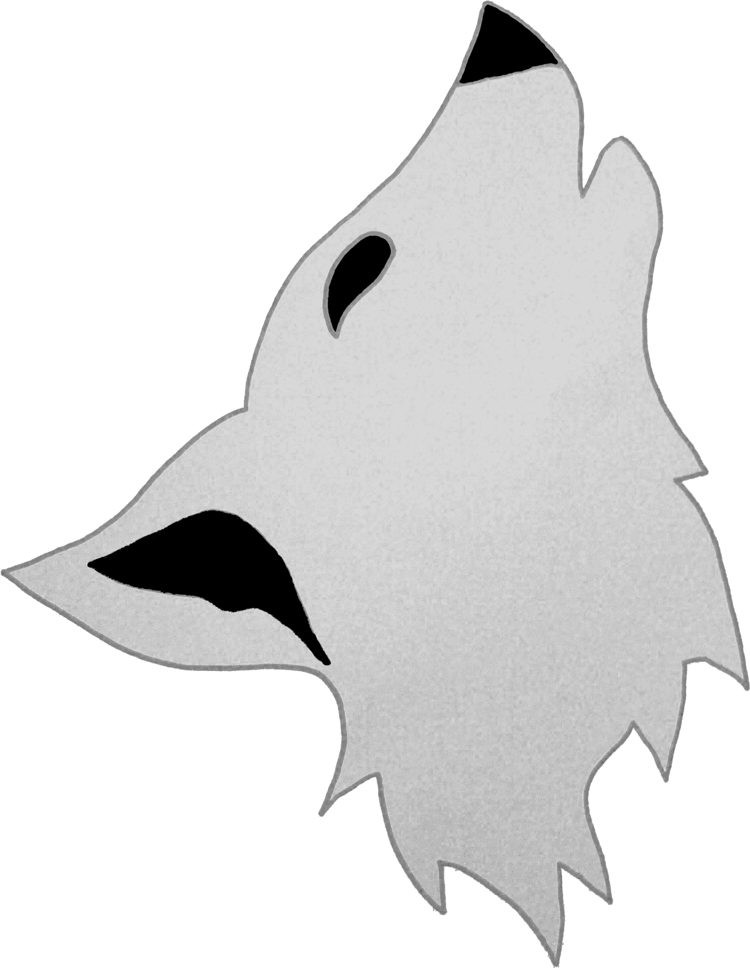 Abstract Wolf Logo Design PNG