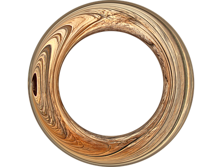 Abstract Wooden Ring Texture PNG