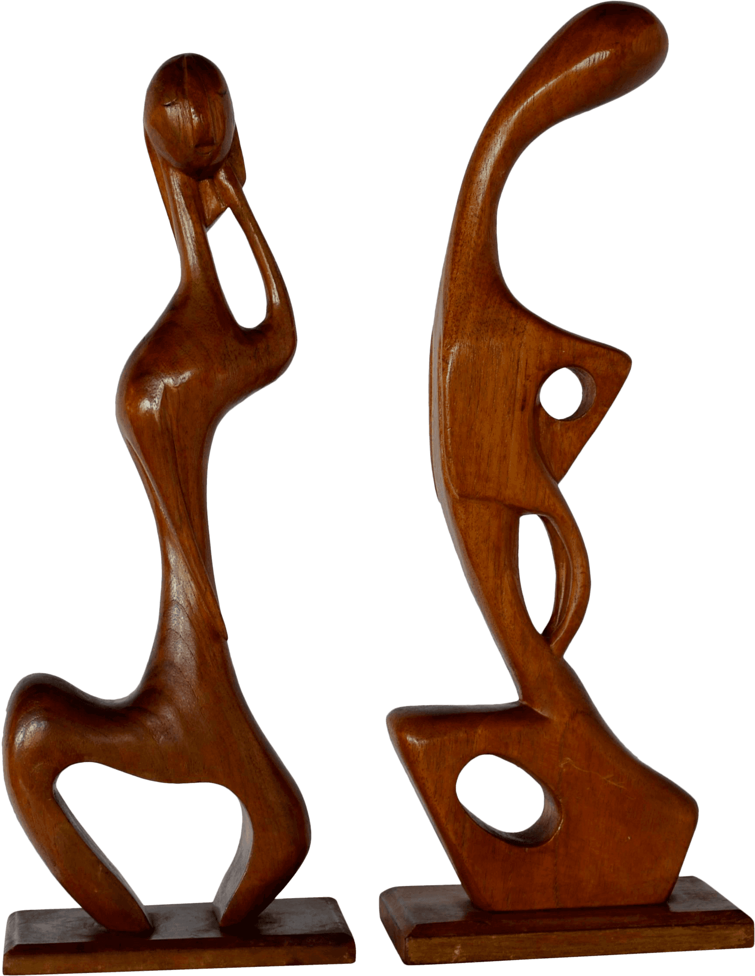 Abstract Wooden Sculptures PNG