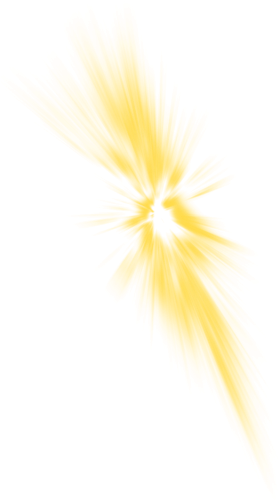 Abstract Yellow Explosion PNG