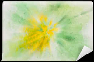 Abstract Yellow Green Explosion Background PNG