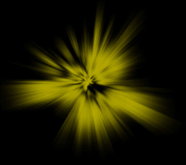 Abstract Yellow Light Burst PNG