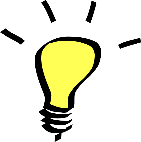 Abstract Yellow Lightbulb Graphic PNG