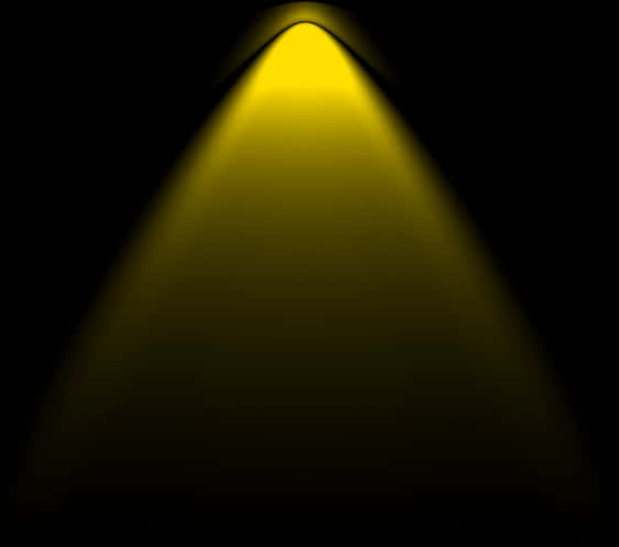Abstract Yellow Spotlight Background PNG