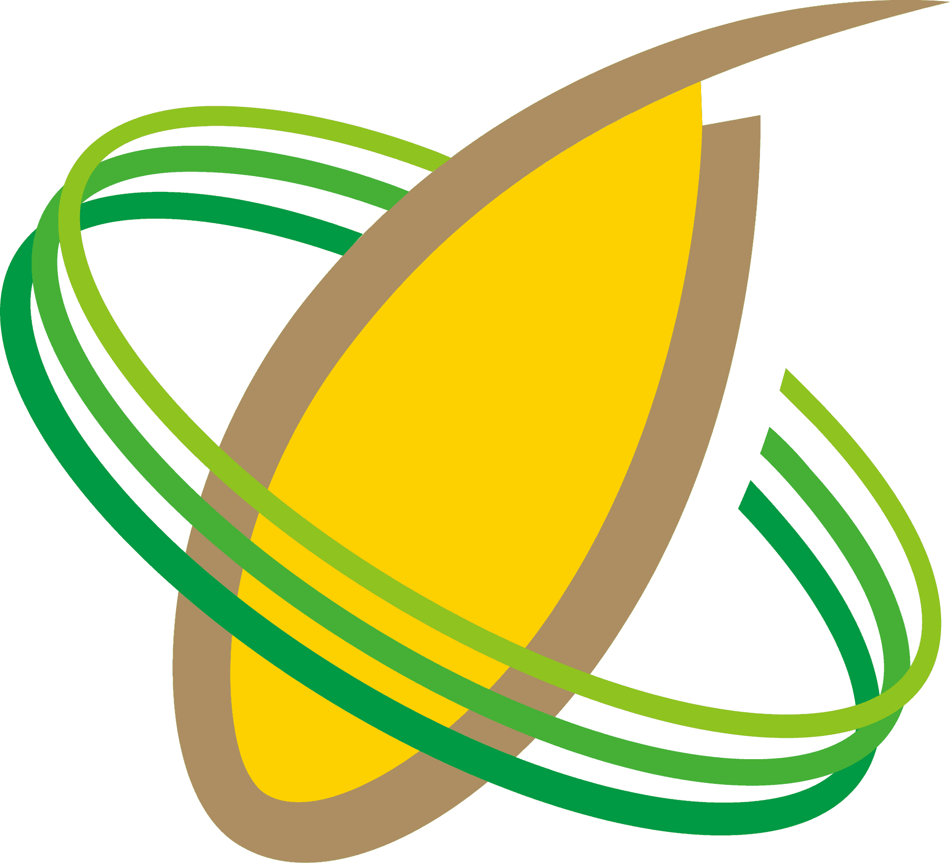 Abstract Yellowand Green Design PNG
