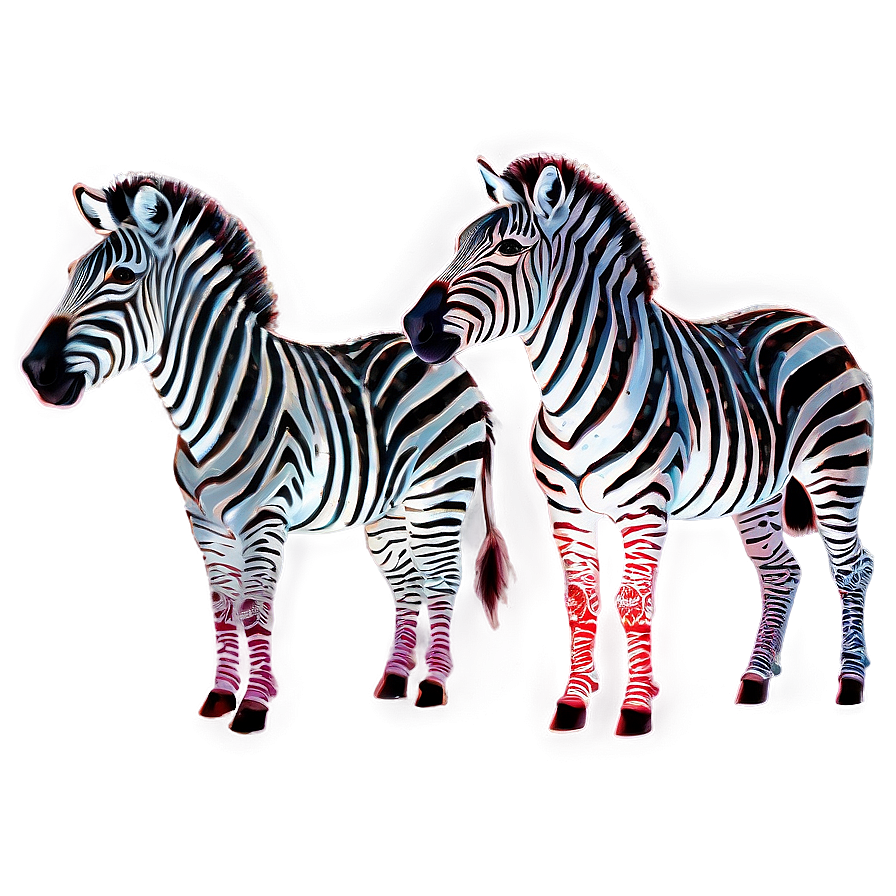 Abstract Zebra Art Png 06112024 PNG