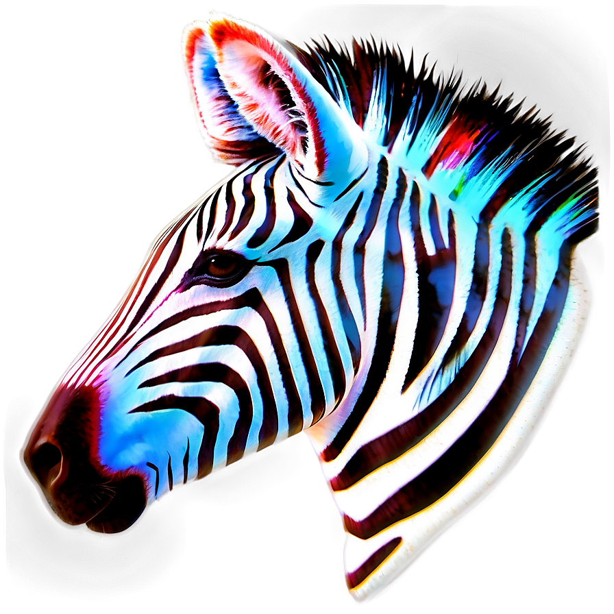 Abstract Zebra Art Png Dut74 PNG
