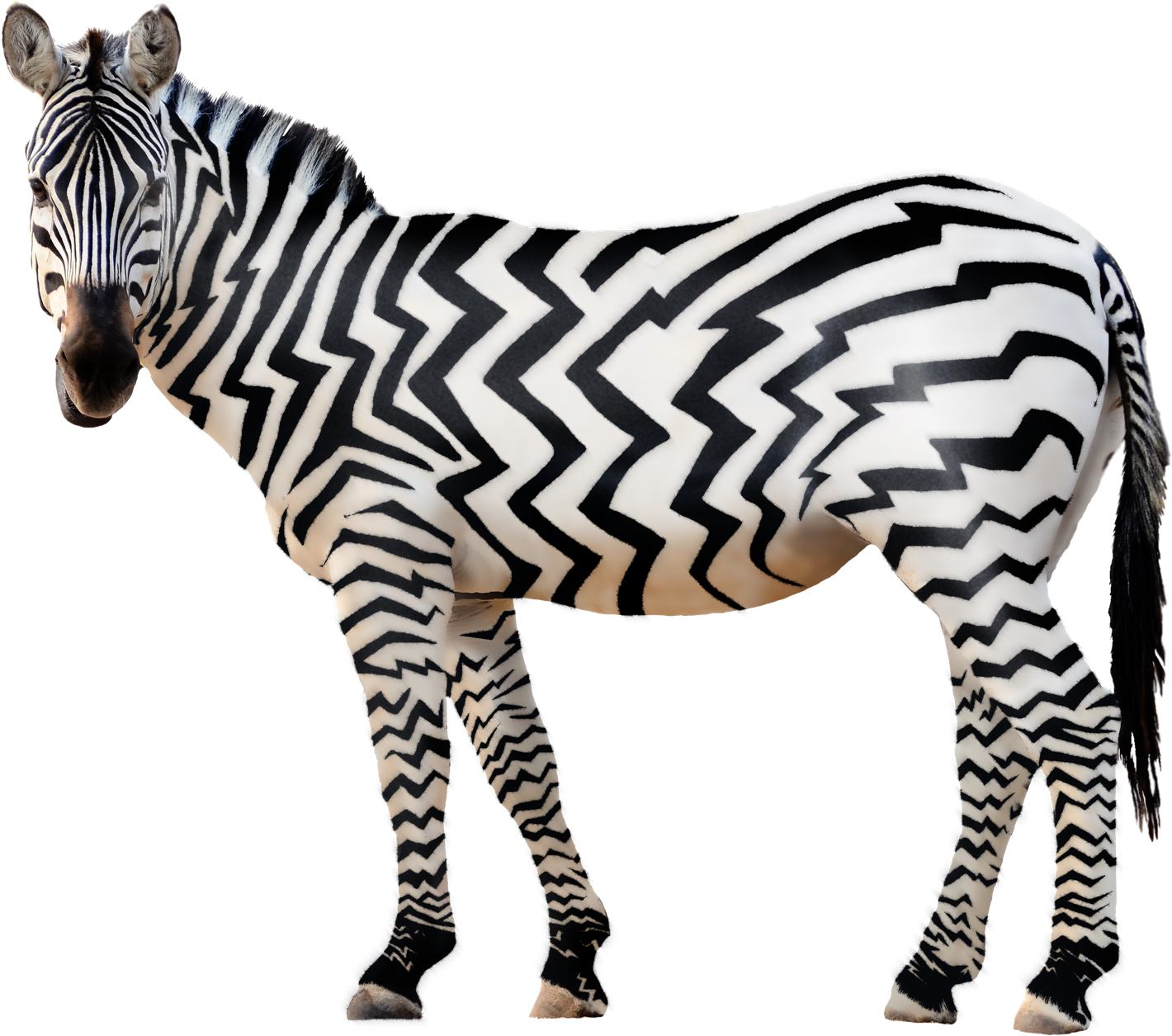 Abstract Zebra Patterns PNG