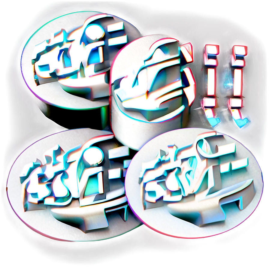 Abstract3 D Arabic Calligraphy PNG