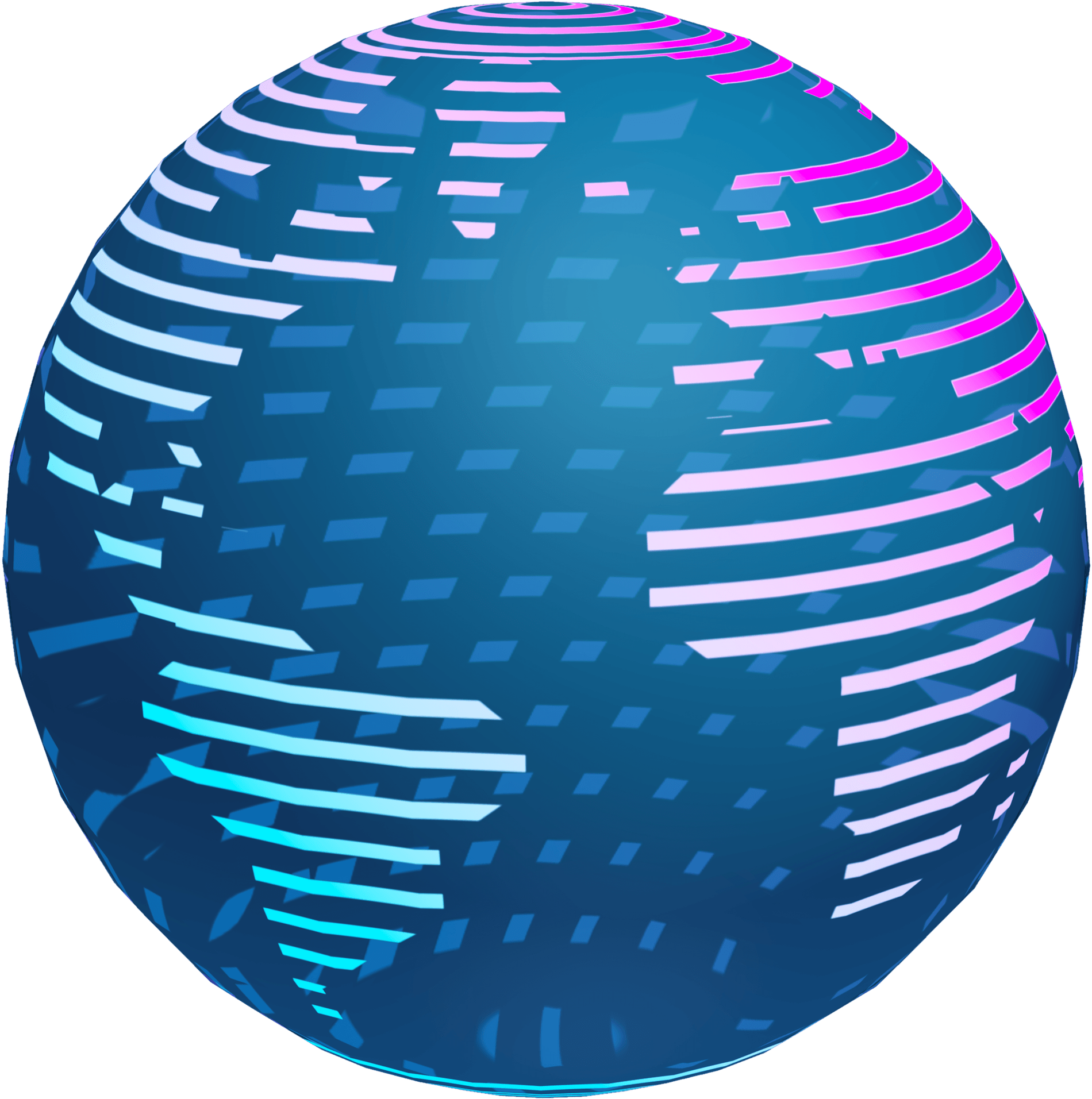 Abstract3 D Sphere Pattern PNG