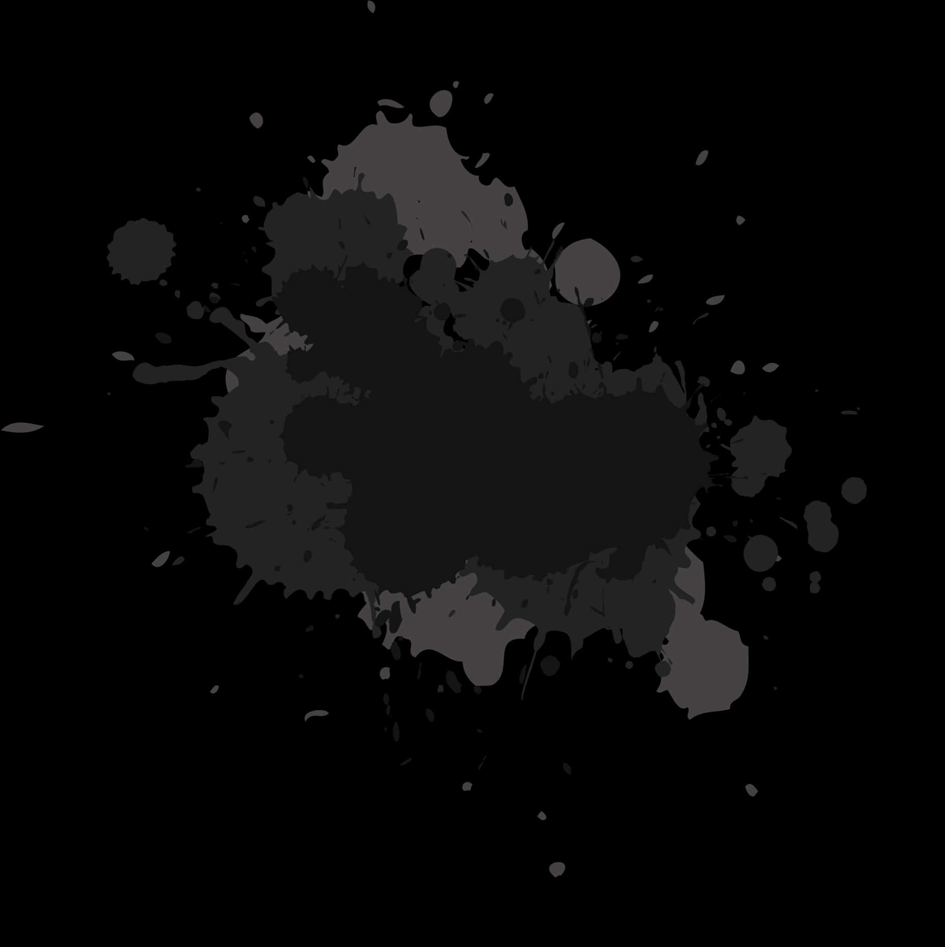 Abstract_ Black_ Ink_ Splash PNG