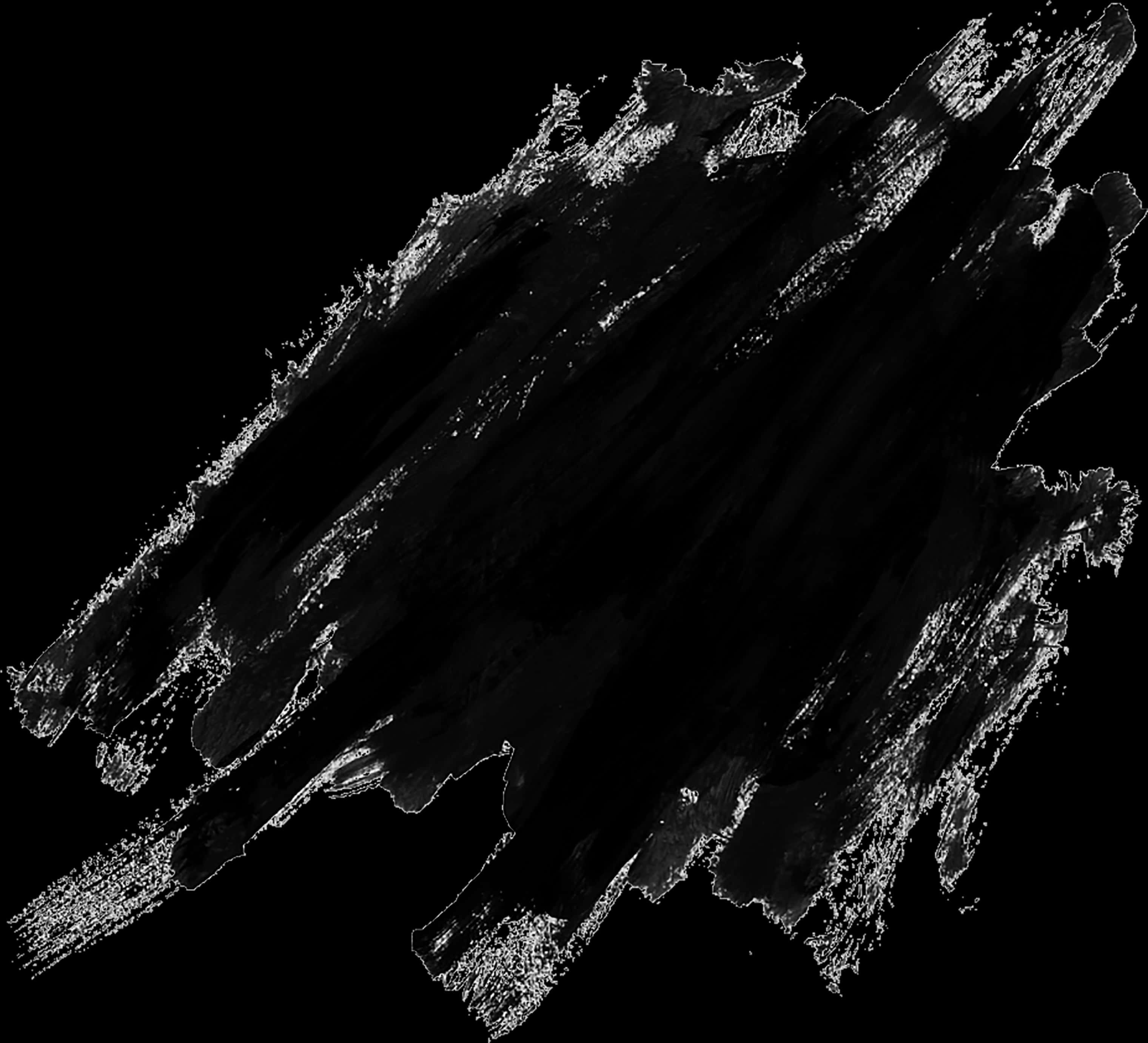 Abstract_ Black_ Paint_ Stroke_ Texture PNG