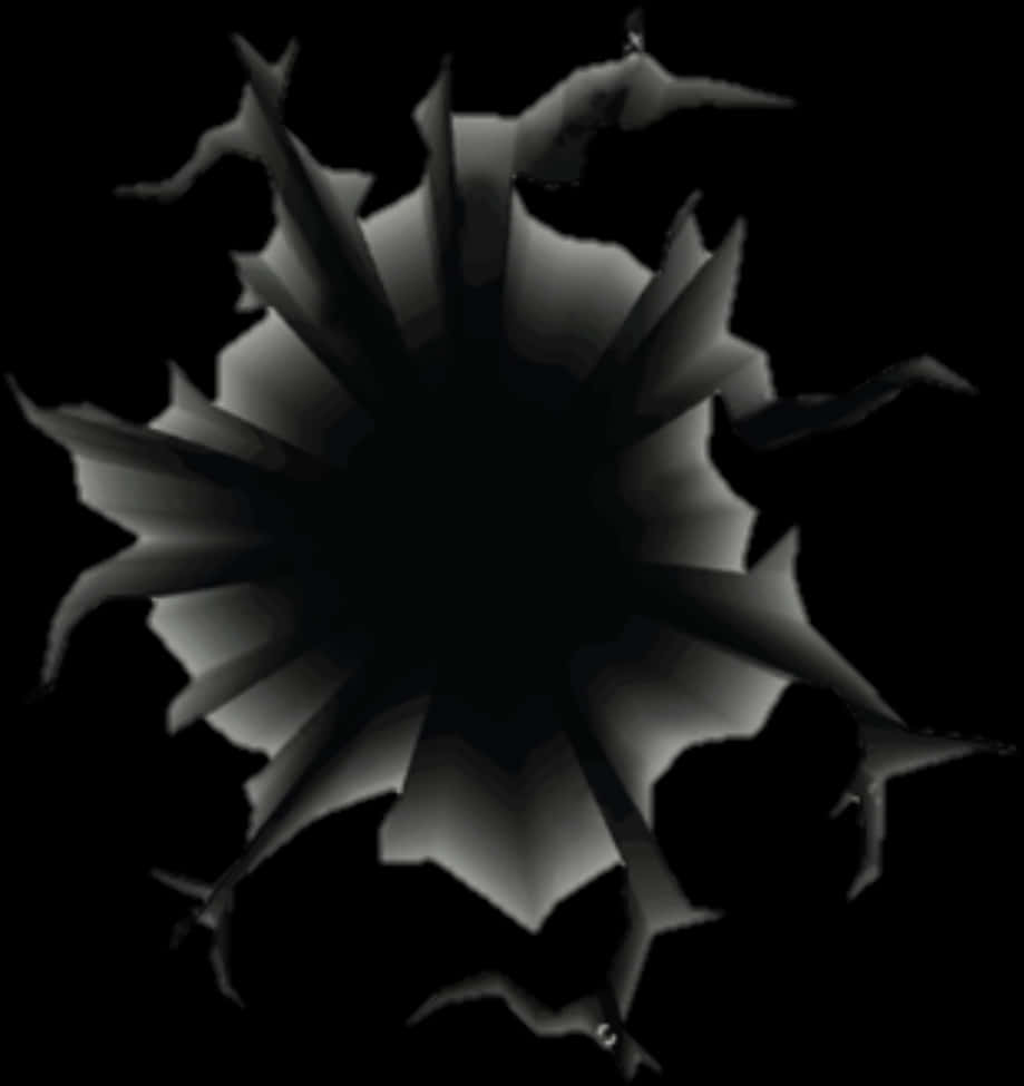 Abstract_ Black_ Surface_ Crack PNG