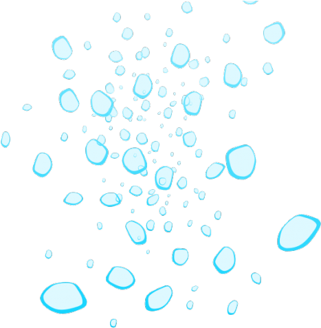 Abstract_ Blue_ Water_ Bubbles_ Background PNG