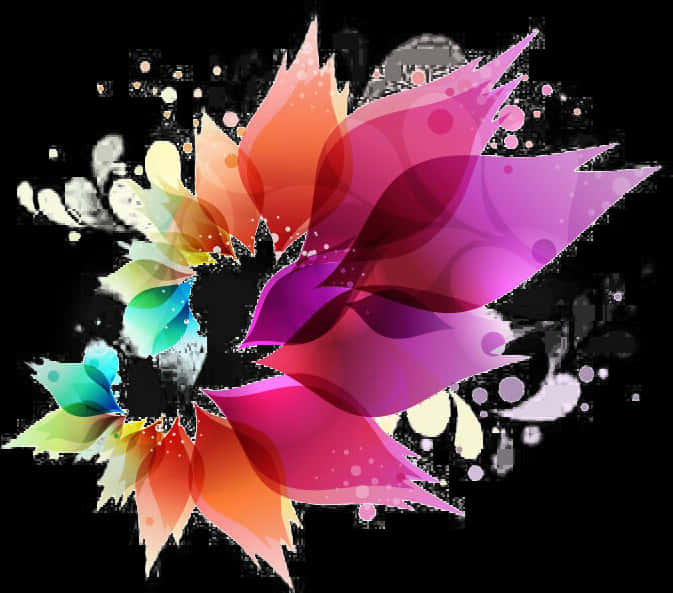 Abstract_ Colorful_ Holi_ Festival_ Background PNG