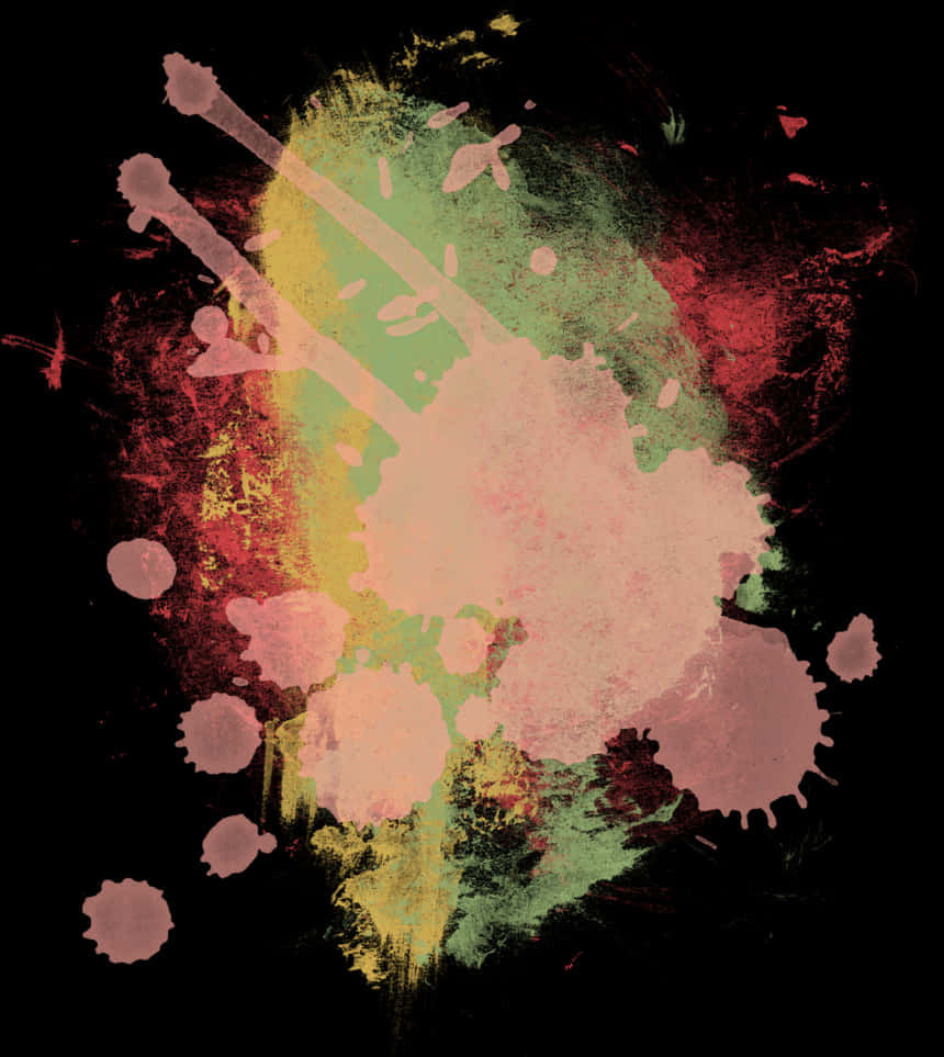 Abstract_ Colorful_ Paint_ Splash PNG