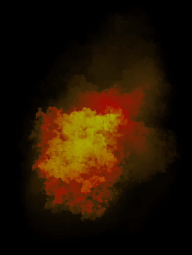Abstract_ Fiery_ Explosion PNG