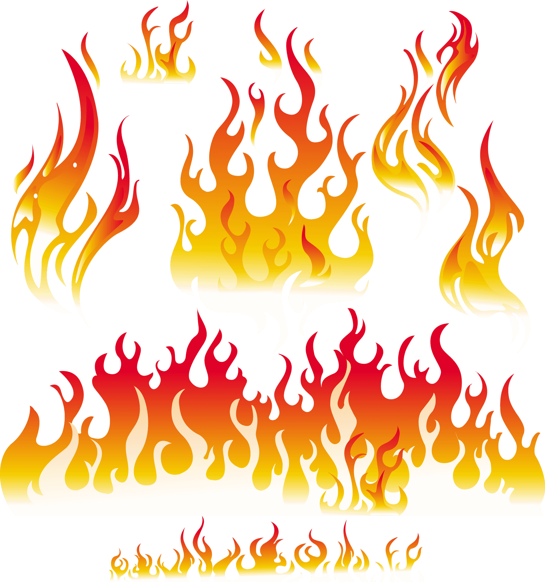 Abstract_ Fire_ Vector_ Graphics PNG