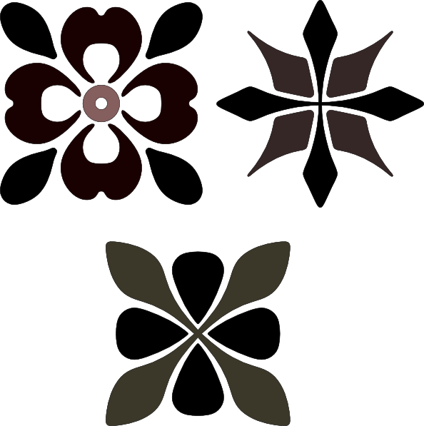 Abstract_ Floral_ Designs_ Set PNG