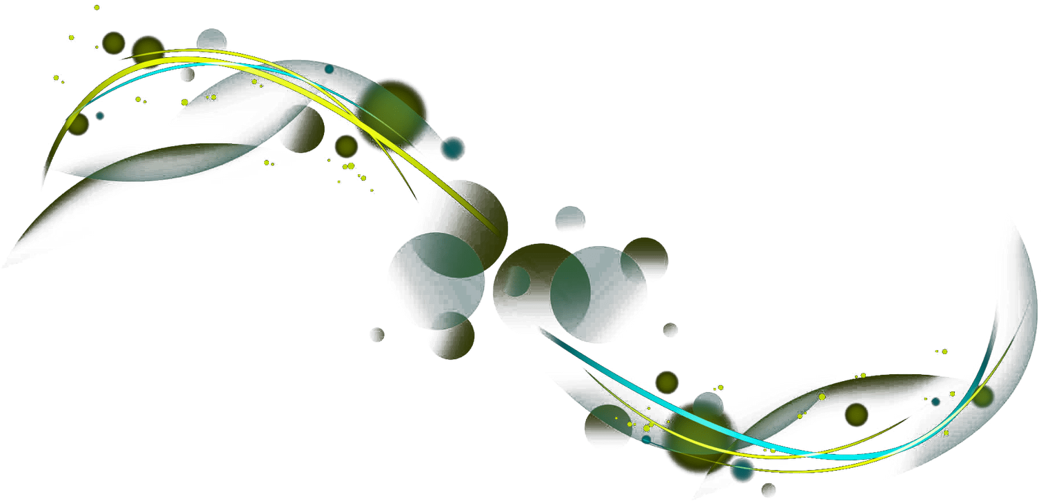 Abstract_ Green_and_ Yellow_ Swirls PNG