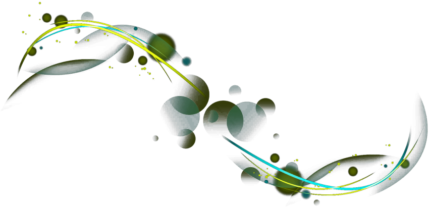 Abstract_ Green_and_ Yellow_ Swirls_ Background PNG