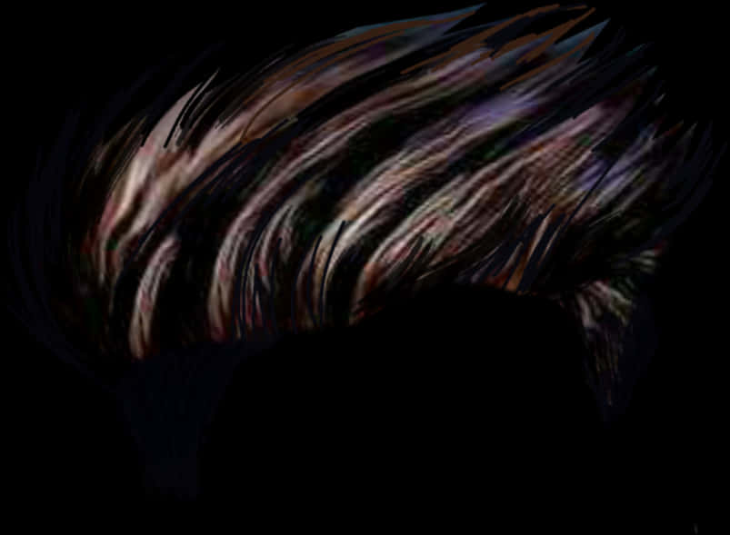 Abstract_ Hair_ Swirls_ Art PNG