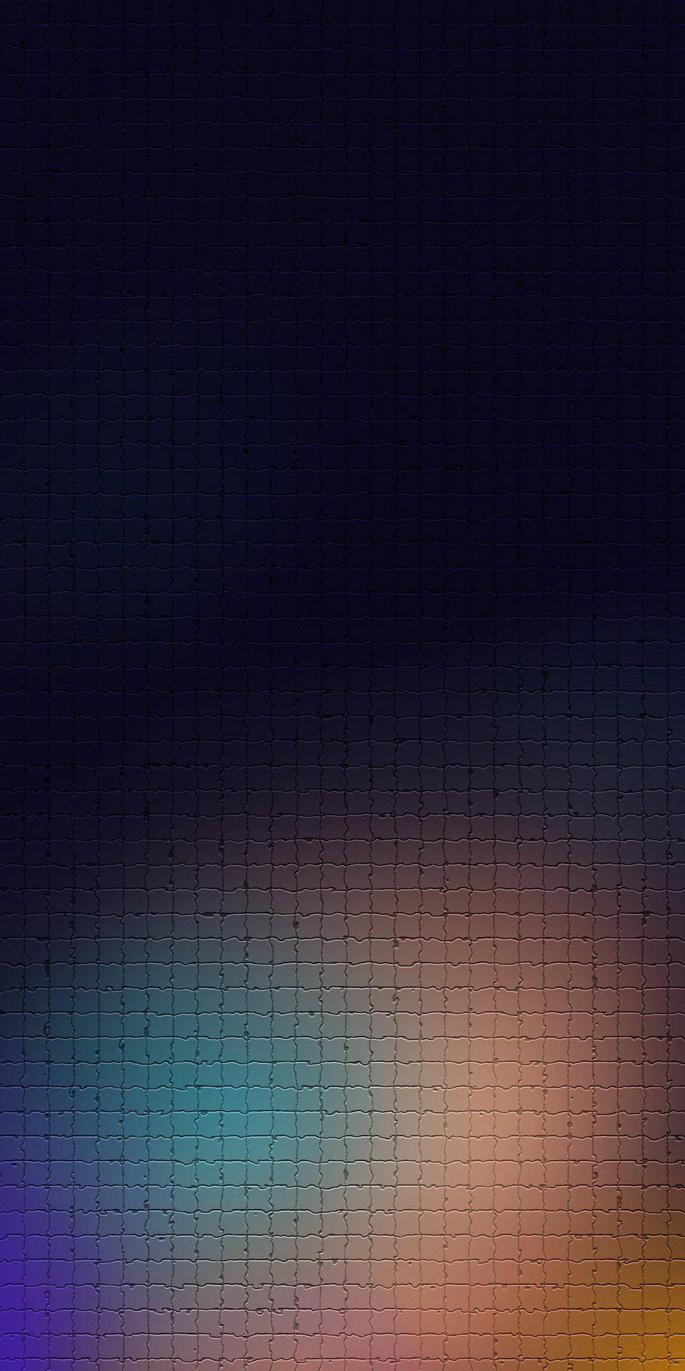 Abstrakt Holografisk Farve Mørk Tilstand Wallpaper