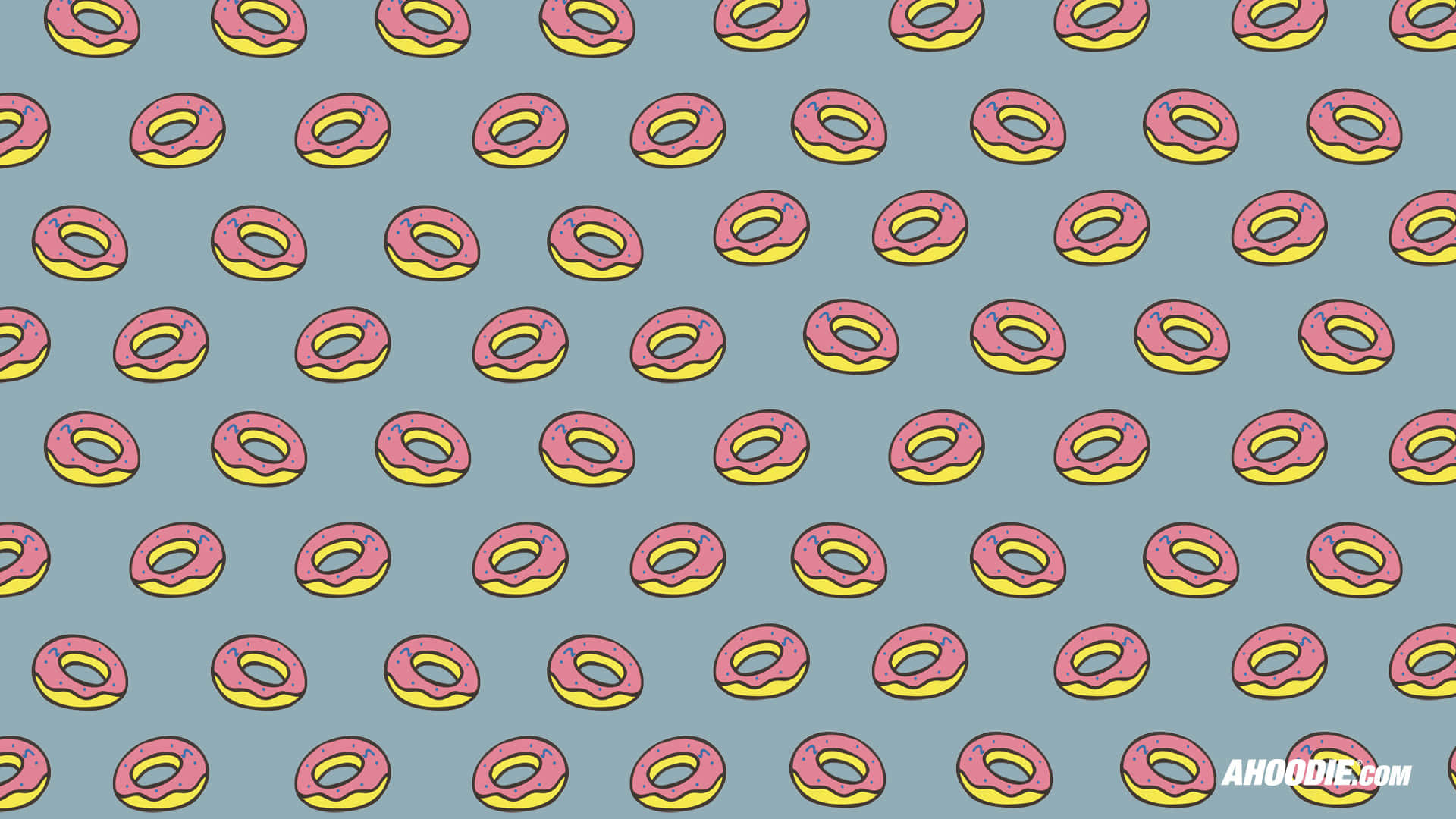 Absurd Donuts With Icing Wallpaper