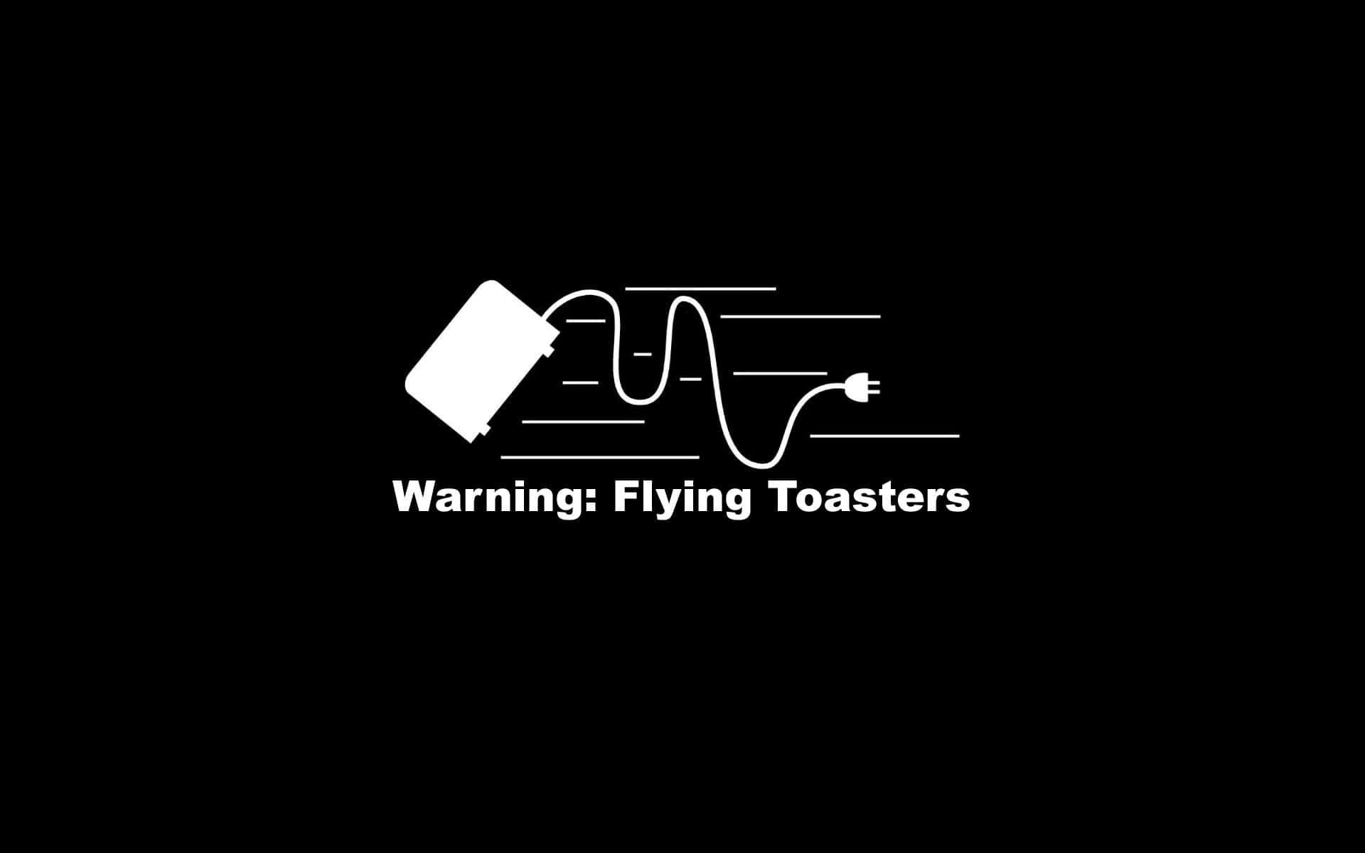 Absurd Flying Toasters Wallpaper
