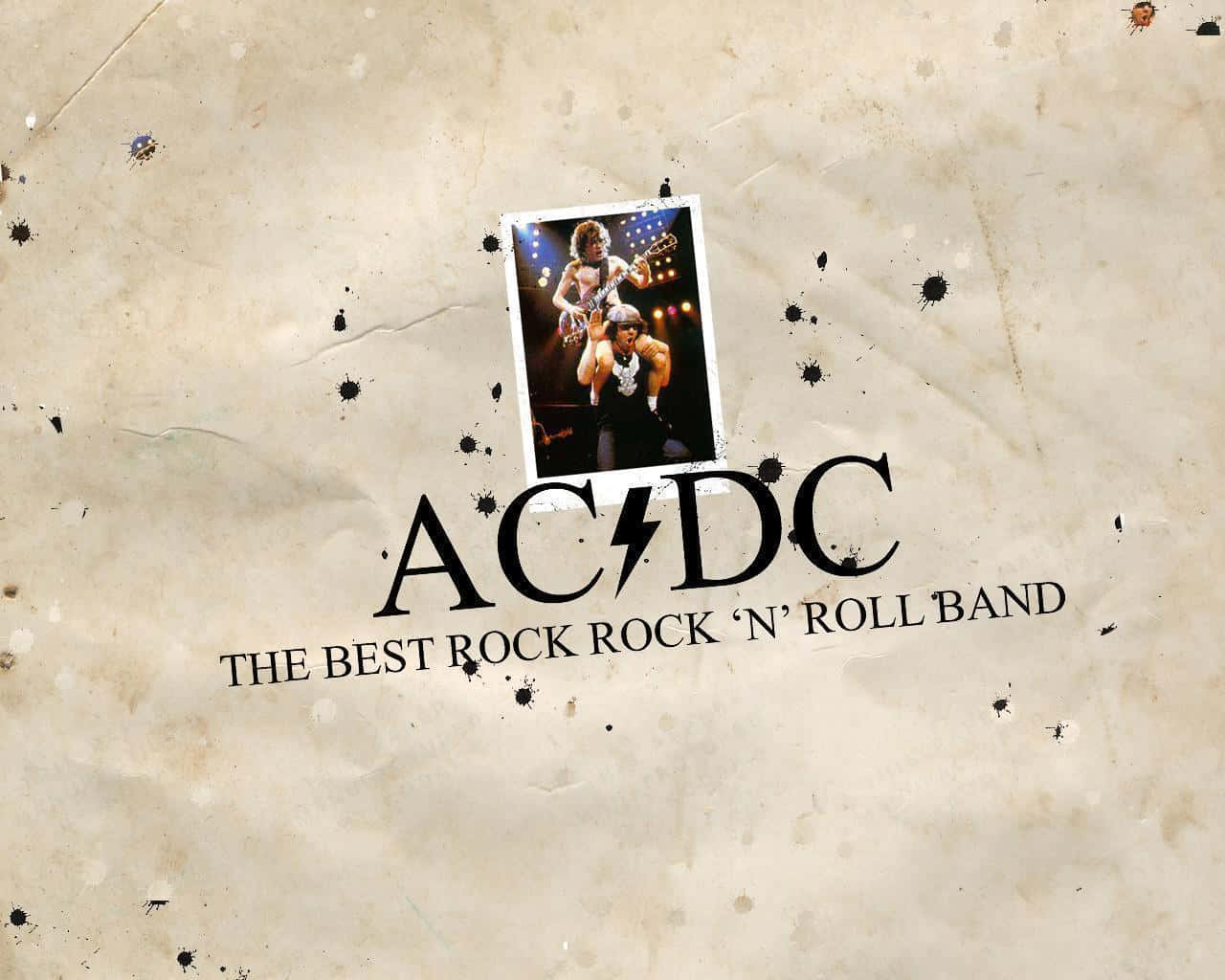 Legendary AC/DC Band in Concert Wallpaper