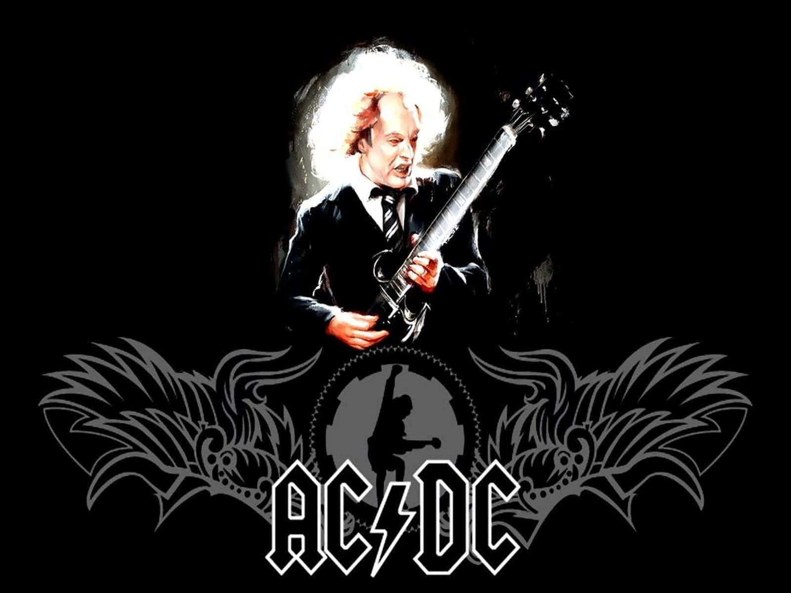 Classic rockers AC/DC—Rock&Roll Ain't Noise Pollution Wallpaper