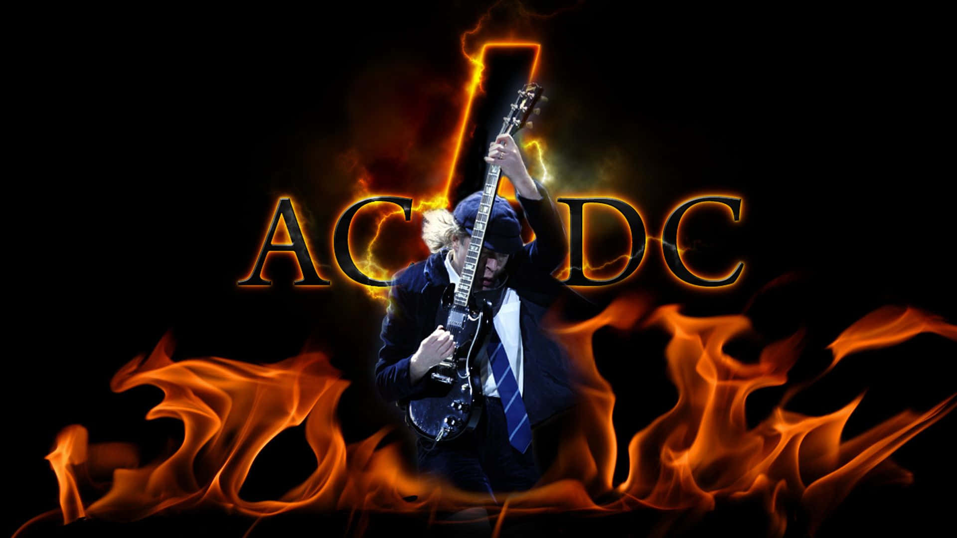 Ac Dc salutes their fellow inductees at the Rock and Roll Hall of Fame. Wallpaper