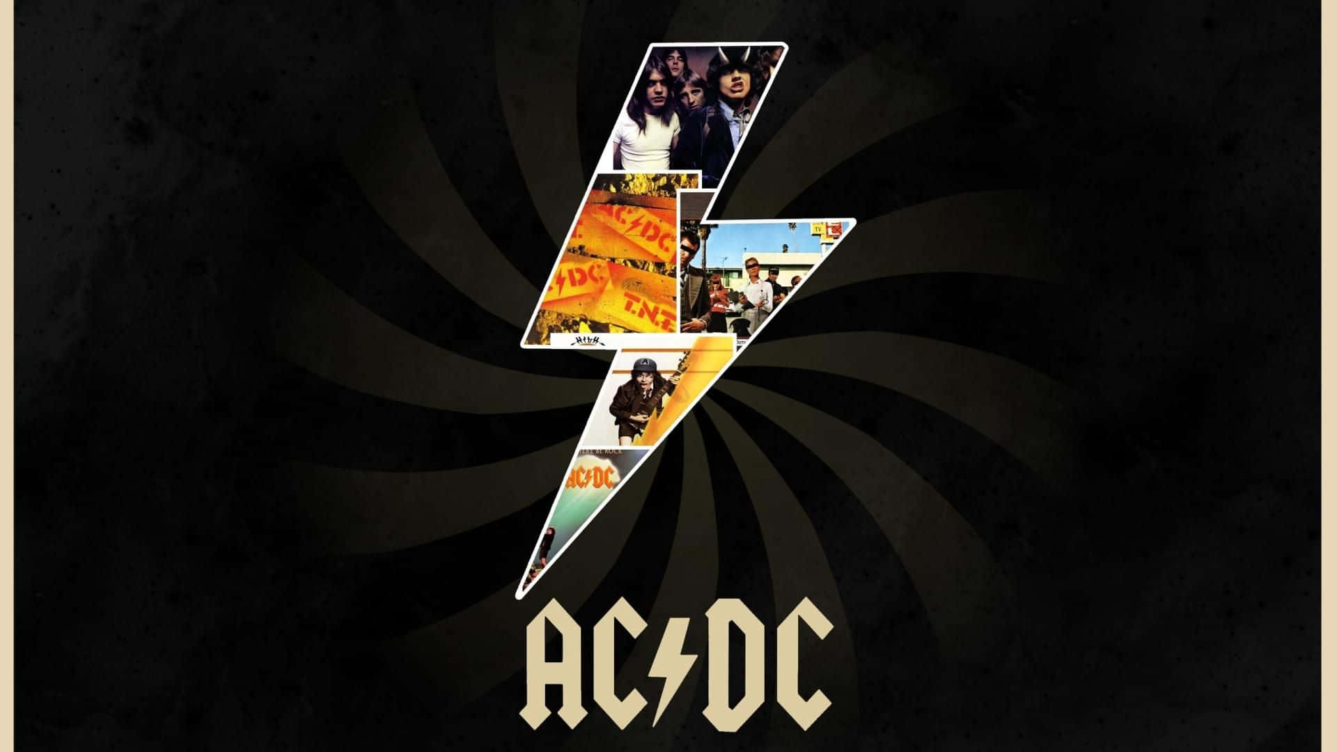 An Unforgettable Scene - AC/DC at Live Aid 1985 Wallpaper