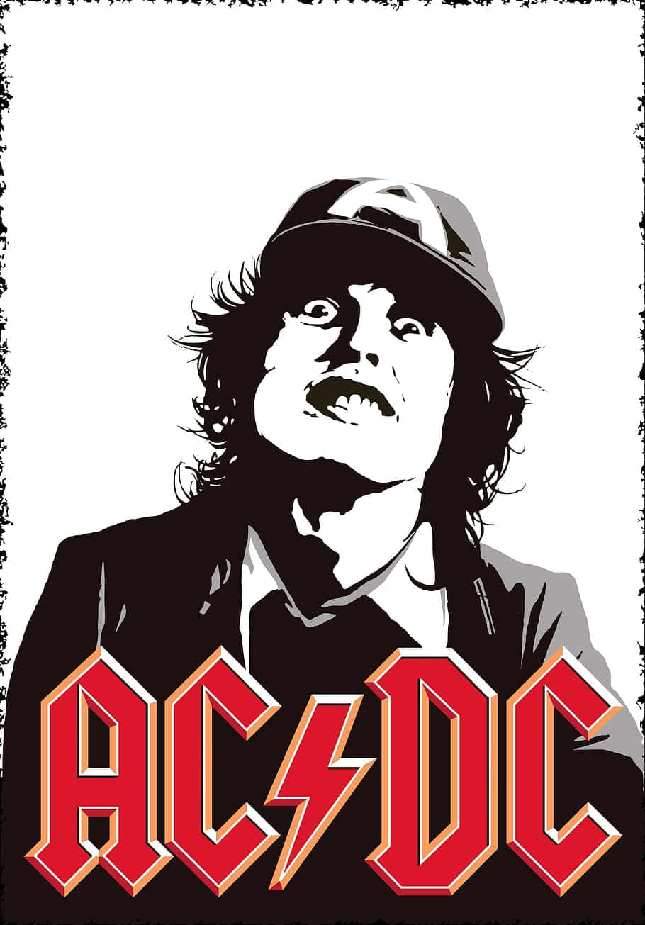 The legendary rock band AC/DC in a captivating live concert performance. Wallpaper