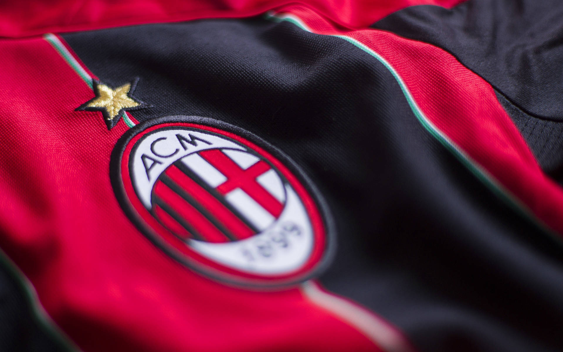 Ac Milan Emblem Close Up Picture