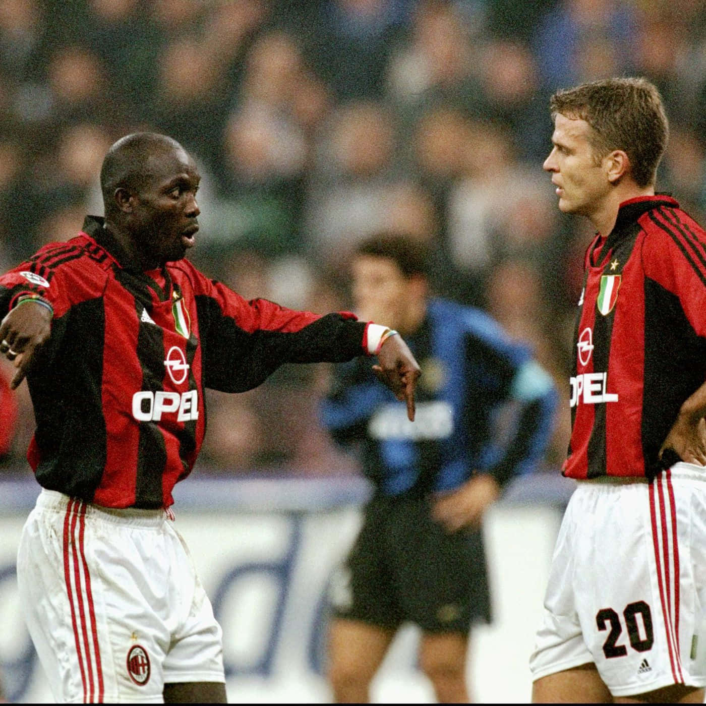 Ac Milan George Weah And Oliver Bierhoff Picture
