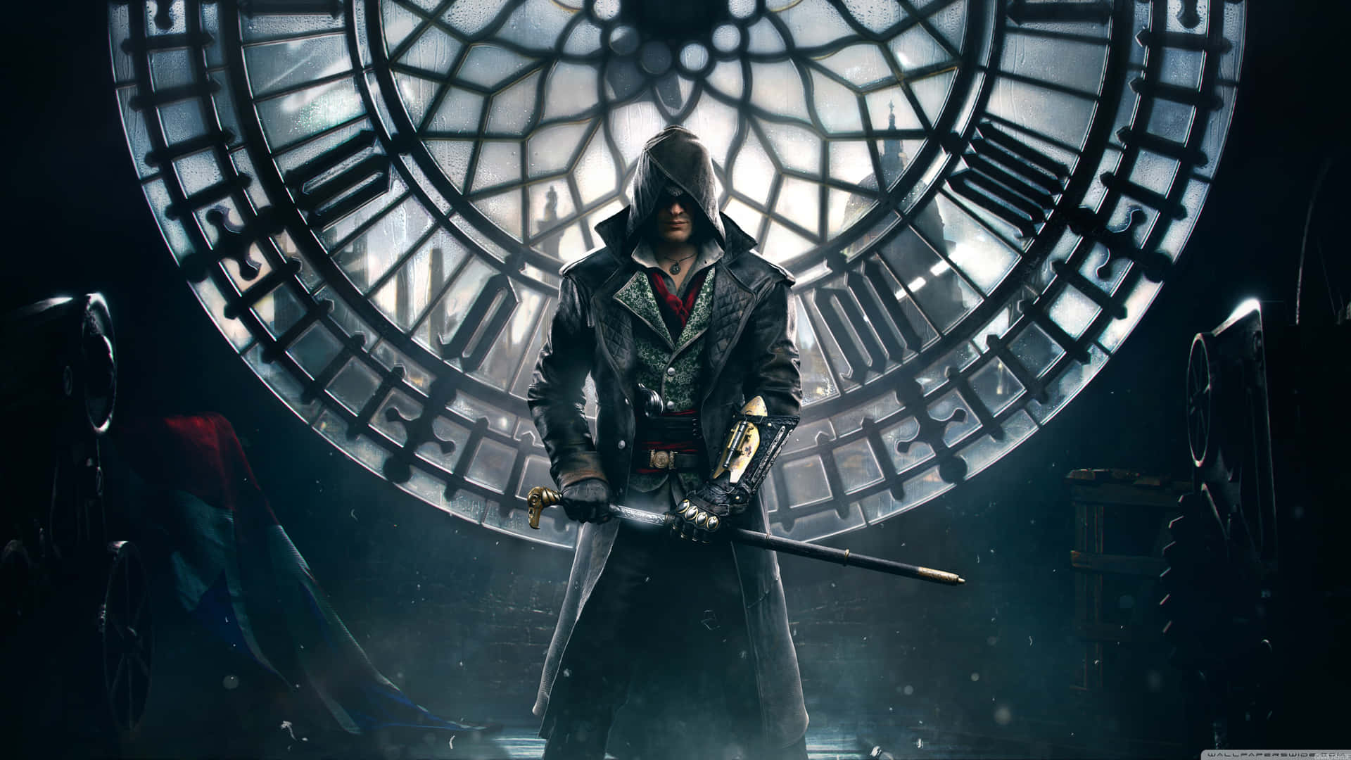 1. Assassin’s Creed III PC-spil 3D anime HD plakat Wallpaper