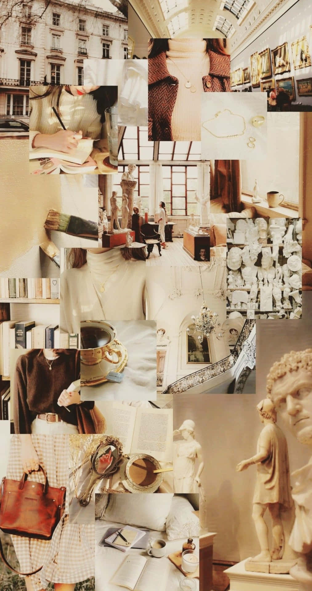 Academia Aesthetic Collage Wallpaper