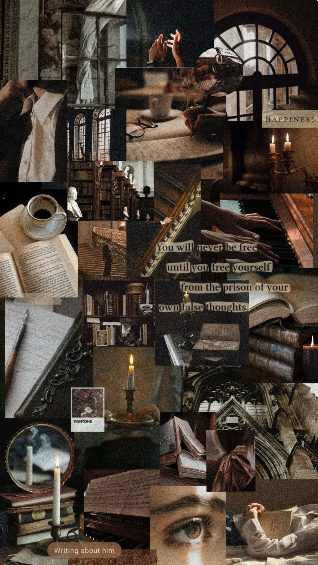 Download Academia Aesthetic Collage Wallpaper | Wallpapers.com