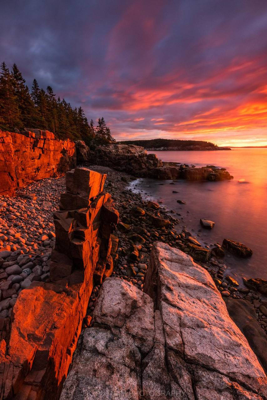 Acadia National Park Golden Hour Wallpaper