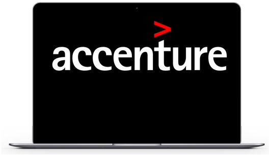 Accenture Logoon Laptop Screen PNG