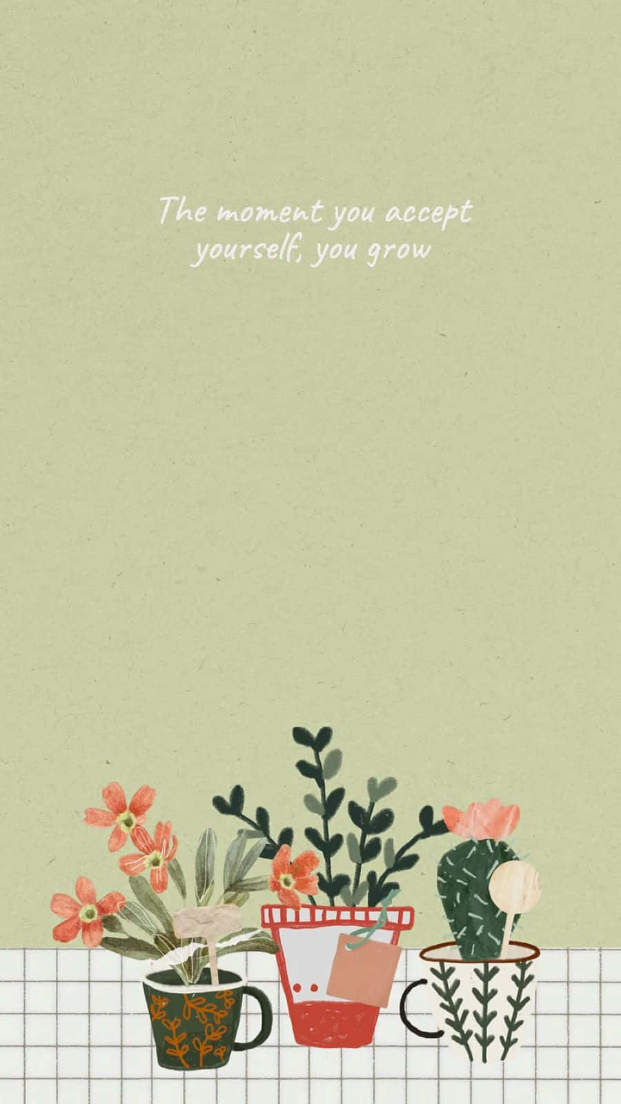 Acceptance Growth_ Positive Quote_ Aesthetic.jpg Wallpaper