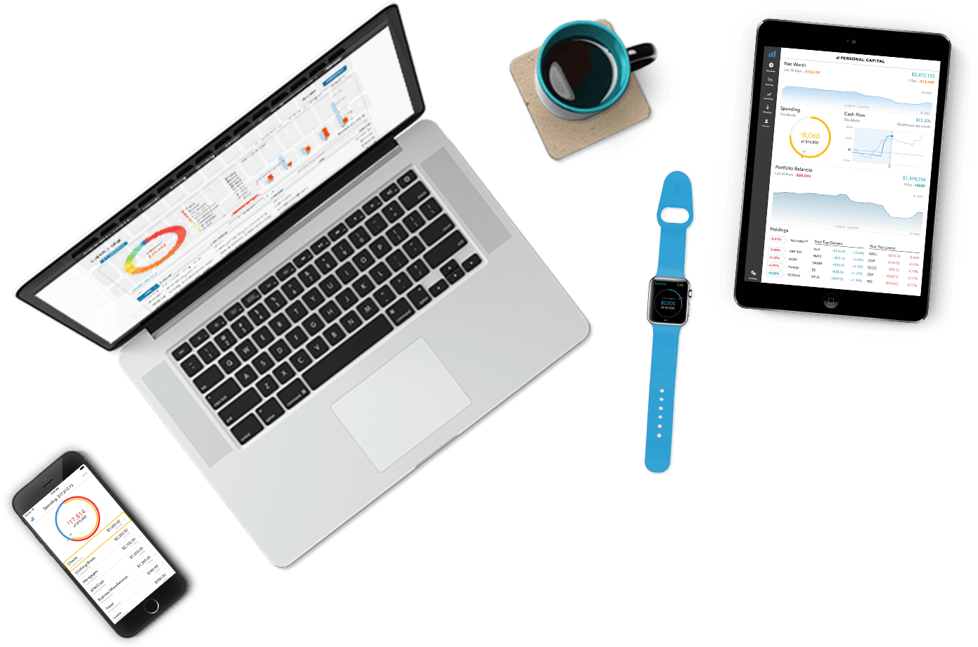 Accounting Analytics Devices Setup PNG