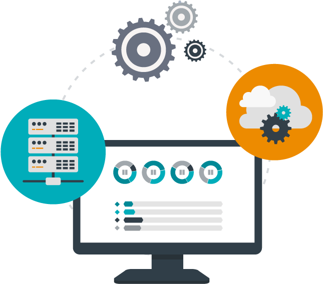 Accounting Data Processing Illustration PNG