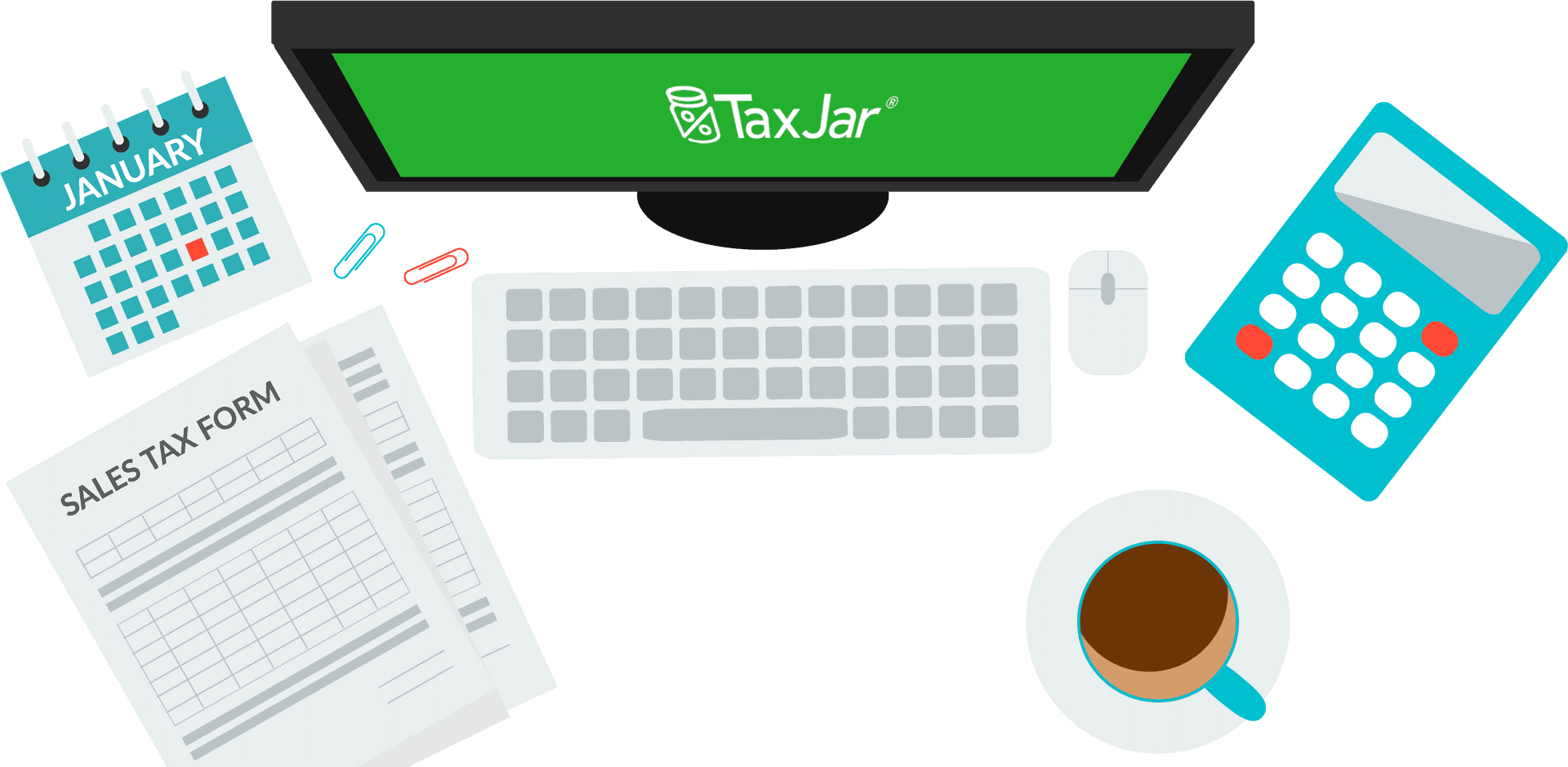 Accounting Workspacewith Tax Software PNG
